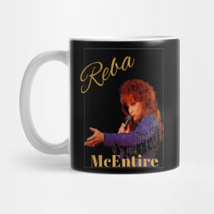 reba retro art/singer perfom Mug